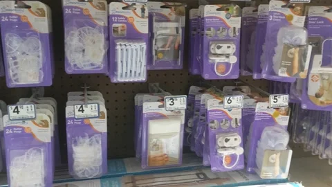Baby Proofing Hardware Stock Footage 151222524