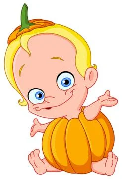 Baby pumpkin Stock Illustration