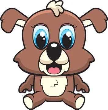 Baby Puppy Stock Illustration
