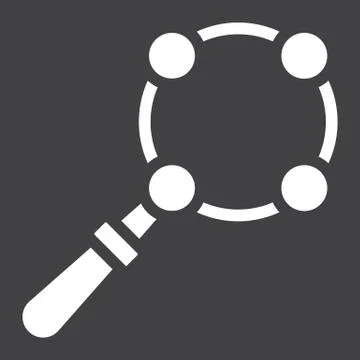 Baby rattle toy solid icon, kid and shake Stock Illustration