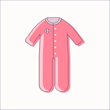 Baby romper Stock-Illustration