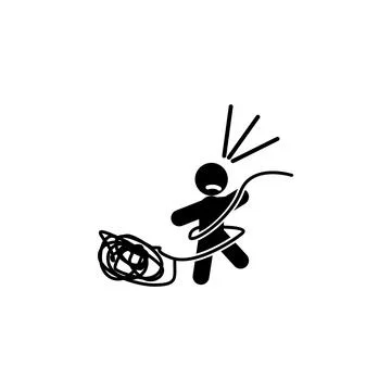 Baby, rope, strangle icon. Element of baby icon for mobile concept and web apps 스톡 일러스트