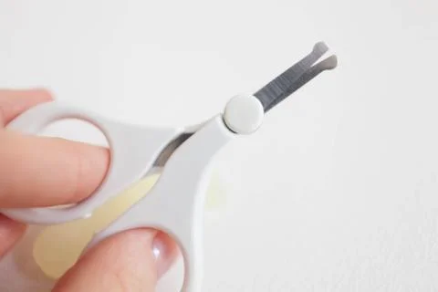 Baby scissors with rounded ends. Stock-Fotos