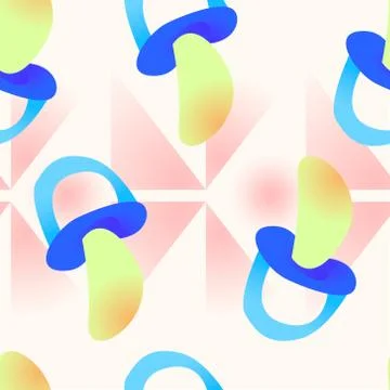 Baby seamless pattern Stock Illustration