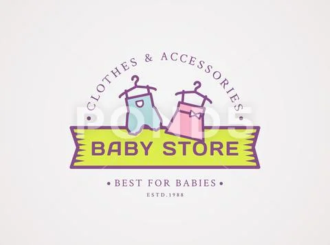 Collection Of Children Clothes Stock Photo, Picture and Royalty