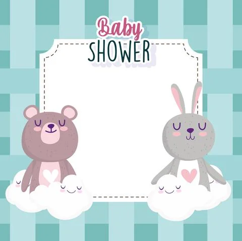 baby shower vector art