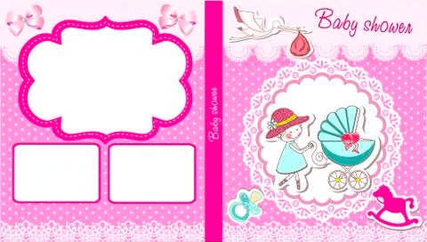 Baby shower 스톡 일러스트
