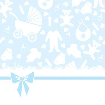 Baby shower Illustrazione stock