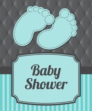 Baby Shower 스톡 일러스트