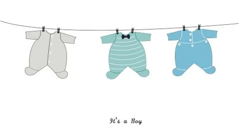 Baby shower invitation Stock Illustration