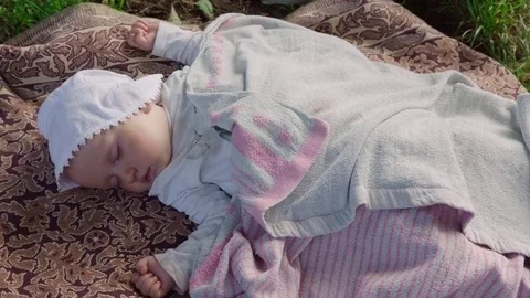Baby is sleeping Stock Footage 78516824