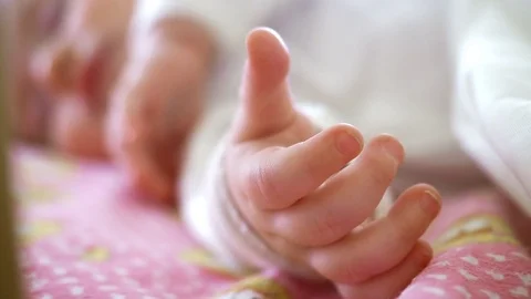 The baby is sleeping Stock Footage 83003410