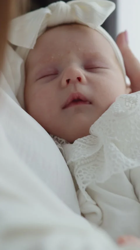 Baby Sleeping Peacefully Stock Footage 333267658