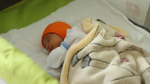 Baby Sleeps Stock Footage 36540463