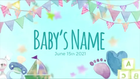 baby slideshow after effects template download