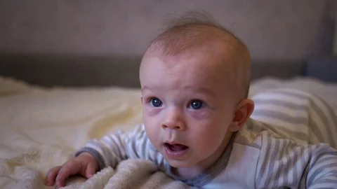 Baby smiling Stock Footage 71702425