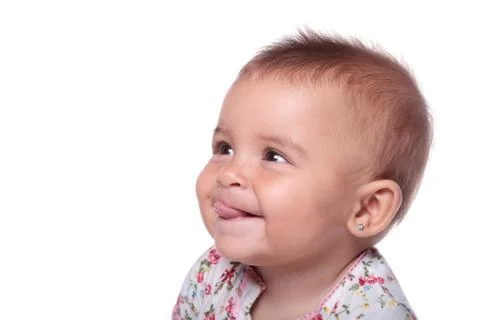 Baby smiling Stock Photos