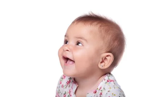 Baby smiling Stock Photos