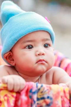 Baby smiling Stock Photos