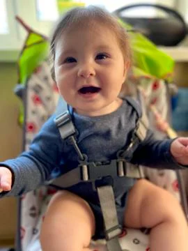 Baby smiling Stock Photos