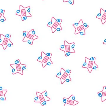 Baby soap vector seamless pattern Stock Illustration