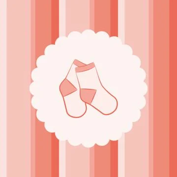 Baby Socks Stock Illustration