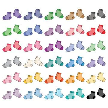 Baby Socks Illustrazione stock