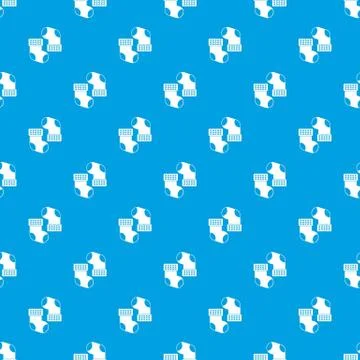 Baby socks pattern seamless blue Stock Illustration
