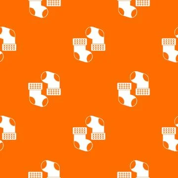 Baby socks pattern seamless Stock Illustration
