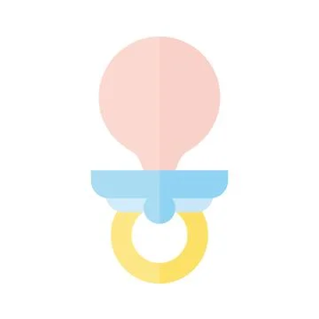 Baby suck accessory Stock Illustration