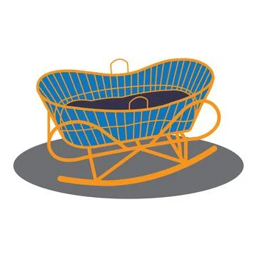 Baby swing icon Stock Illustration