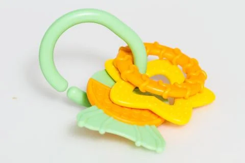 Baby teether isolated Stock Photos
