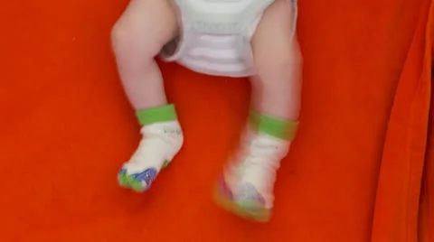 Baby Timelapse with Slide Video stock 25195704
