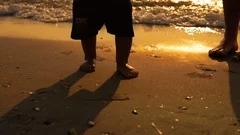 Baby Feet in the Sand. with Kinetic Sand Box Stock Video - Video of  digging, motion: 96293689