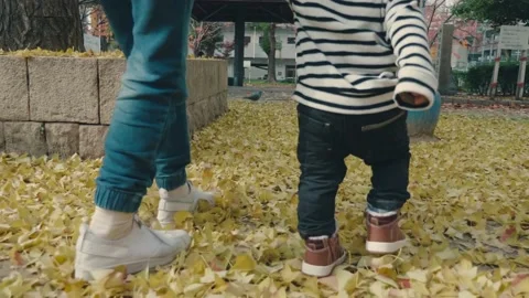 Baby walk Stock Footage 237313770