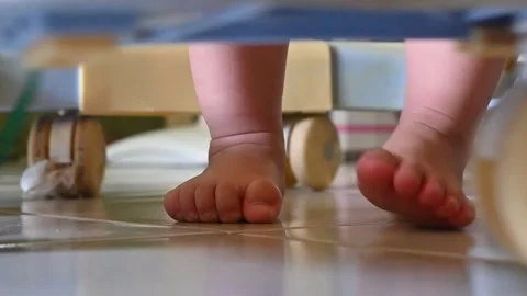 Baby walker Stock Footage 255057259