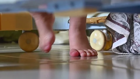 Baby walker Stock Footage 255057266