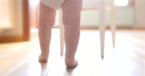 Baby walking dream Stock Footage 50163350