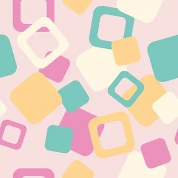 Baby wallpaper - seamless pattern . vector background. Seamless pattern of ge Stock Illustration