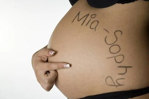 Babybauch schwangerschaft ,model released, Symbolfoto Copyright: xZoonar.c... Stock Photos