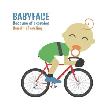 Babyface Stock Illustration
