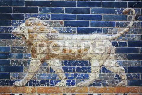 Babylon lion Stock Photos