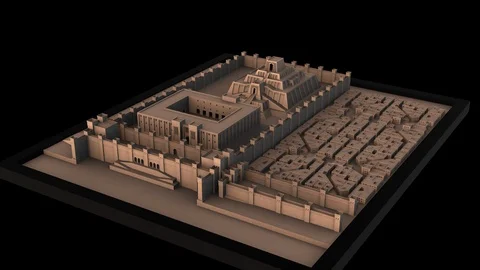 Babylon rotation zoom out Stock-Footage 117580628