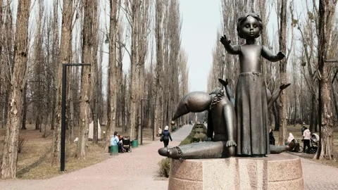 Babyn Yar Park Stock Footage 155333824