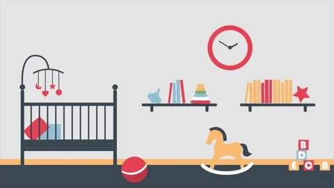 BabyRoom Stock Footage 289732756