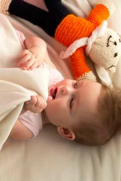 Baby's Bedtime Fotos Stock