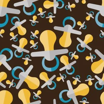 Baby's dummy Stock Illustration