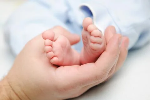 Baby's feet Stock Photos