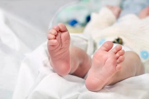 Babys feet Stock Photos