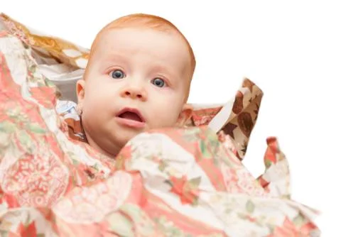 Baby's first christmas Stock Photos